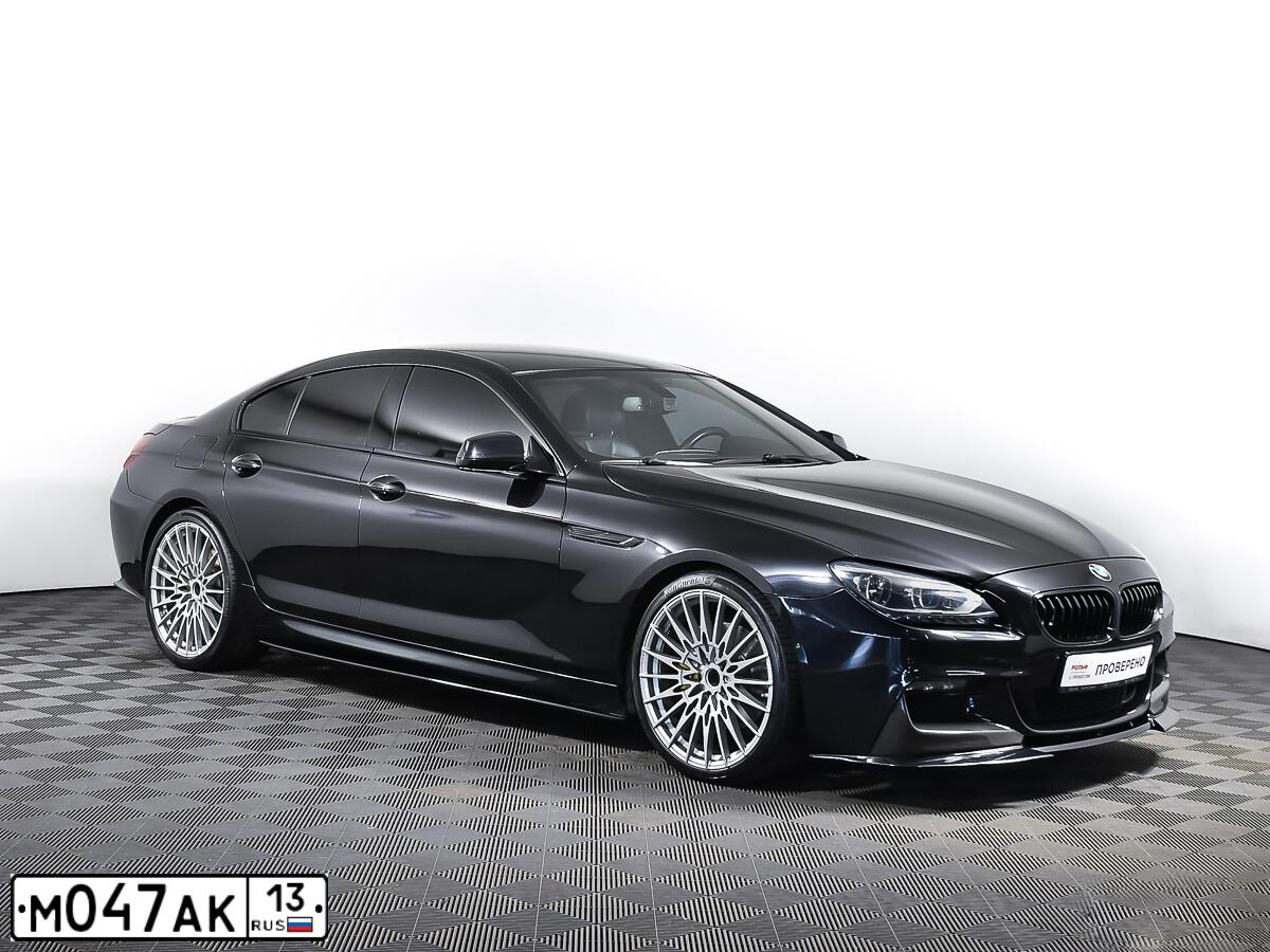 Фото автомобиля BMW 640D, 2013 — госномер Р681МТ790. Цвет: ЧЕРНЫЙ