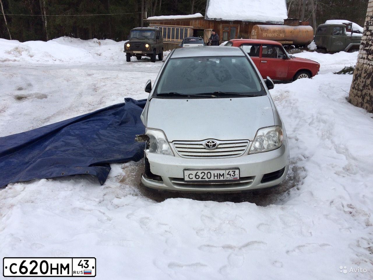 Фото автомобиля TOYOTA COROLLA, 2006 — госномер М400УС29. Цвет: СЕРЕБРИСТЫЙ