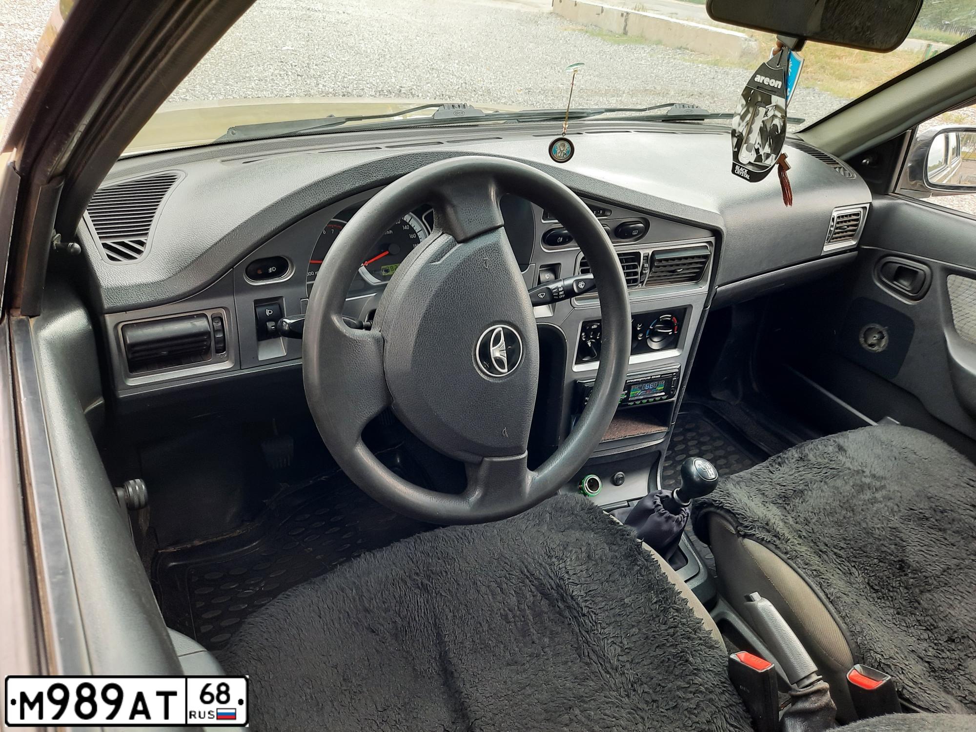 Фото автомобиля DAEWOO NEXIA, 2008 — госномер М989АТ68. Цвет: ПЕСОЧНЫЙ