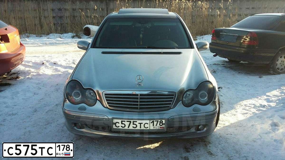 Фото автомобиля MERCEDES C-KLASSE, 2000 — госномер С575ТС178. Цвет: ЧЕРНЫЙ