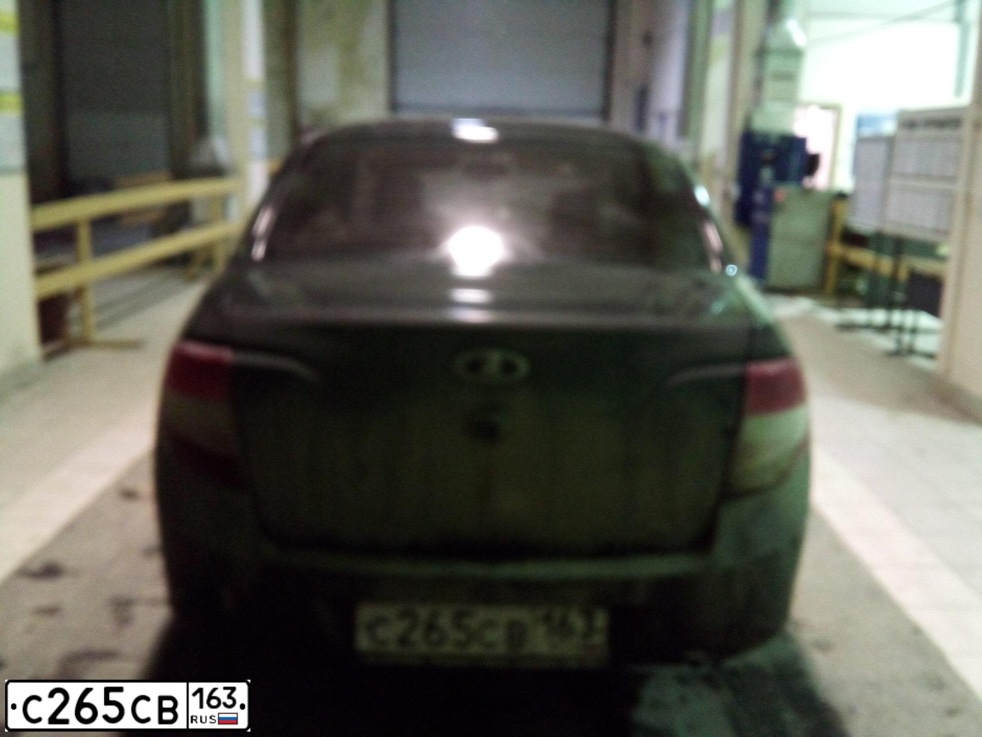 Фото автомобиля LADA 2170 PRIORA, 2011 — госномер О265СВ163. Цвет: БЕЛЫЙ