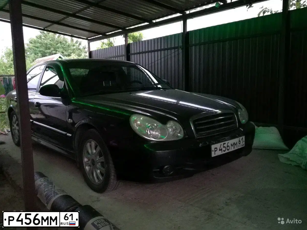 Фото автомобиля TAGAZ SONATA, 2007 — госномер Х902ВХ761. Цвет: ЧЕРНЫЙ