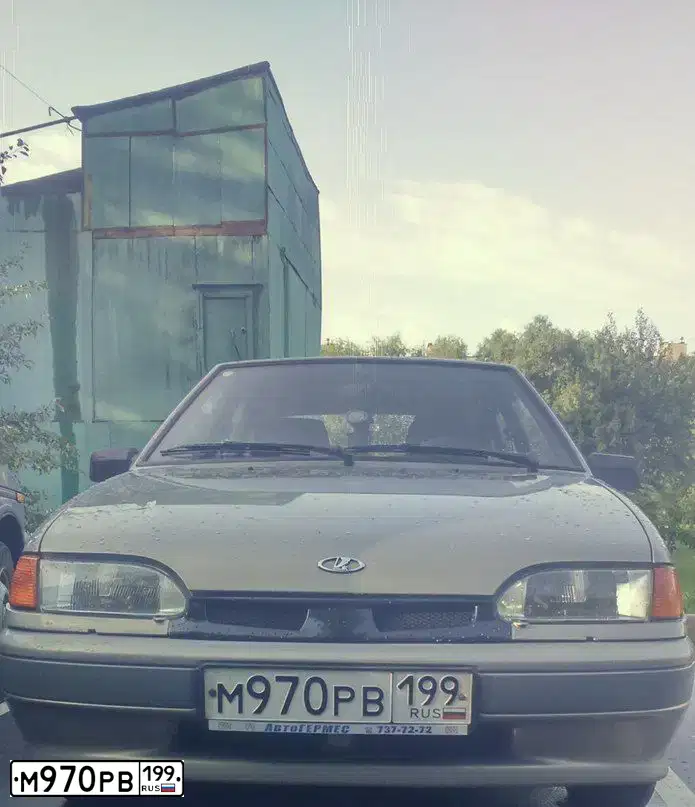 Фото автомобиля LADA 2114 SAMARA, 2007 — госномер М970РВ199. Цвет: БЕЖЕВЫЙ