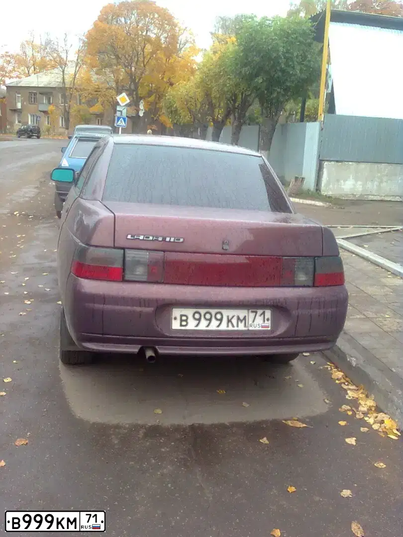 Фото автомобиля LADA 2110 LADA, 2003 — госномер В999КМ71. Цвет: МНОГОЦВЕТНЫЙ