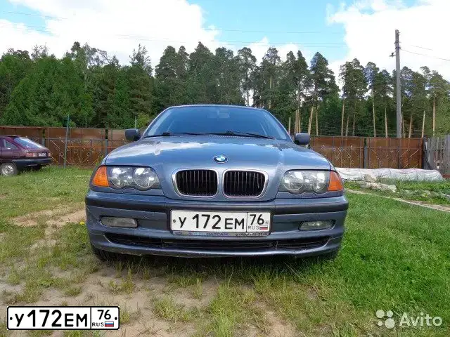 Фото автомобиля БМВ 318IА, 2001 — госномер М250УМ21. Цвет: синий