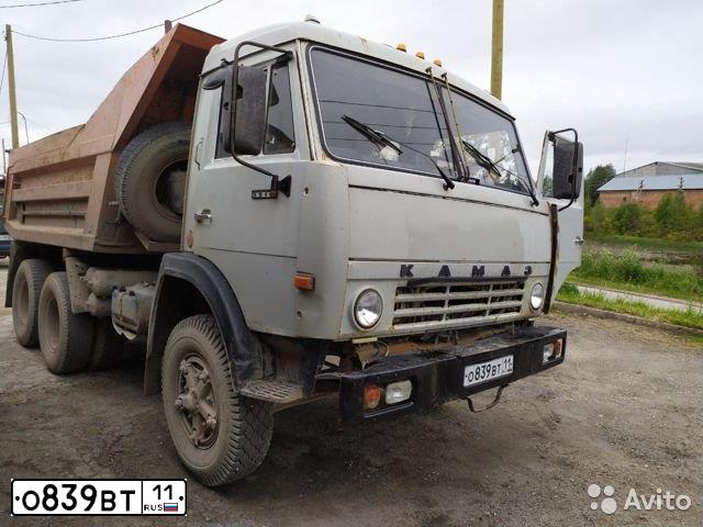 Фото автомобиля KAMAZ 55111 /6X4/, 2000 — госномер Р364НТ11. Цвет: СВЕТЛО ДЫМЧАТЫЙ