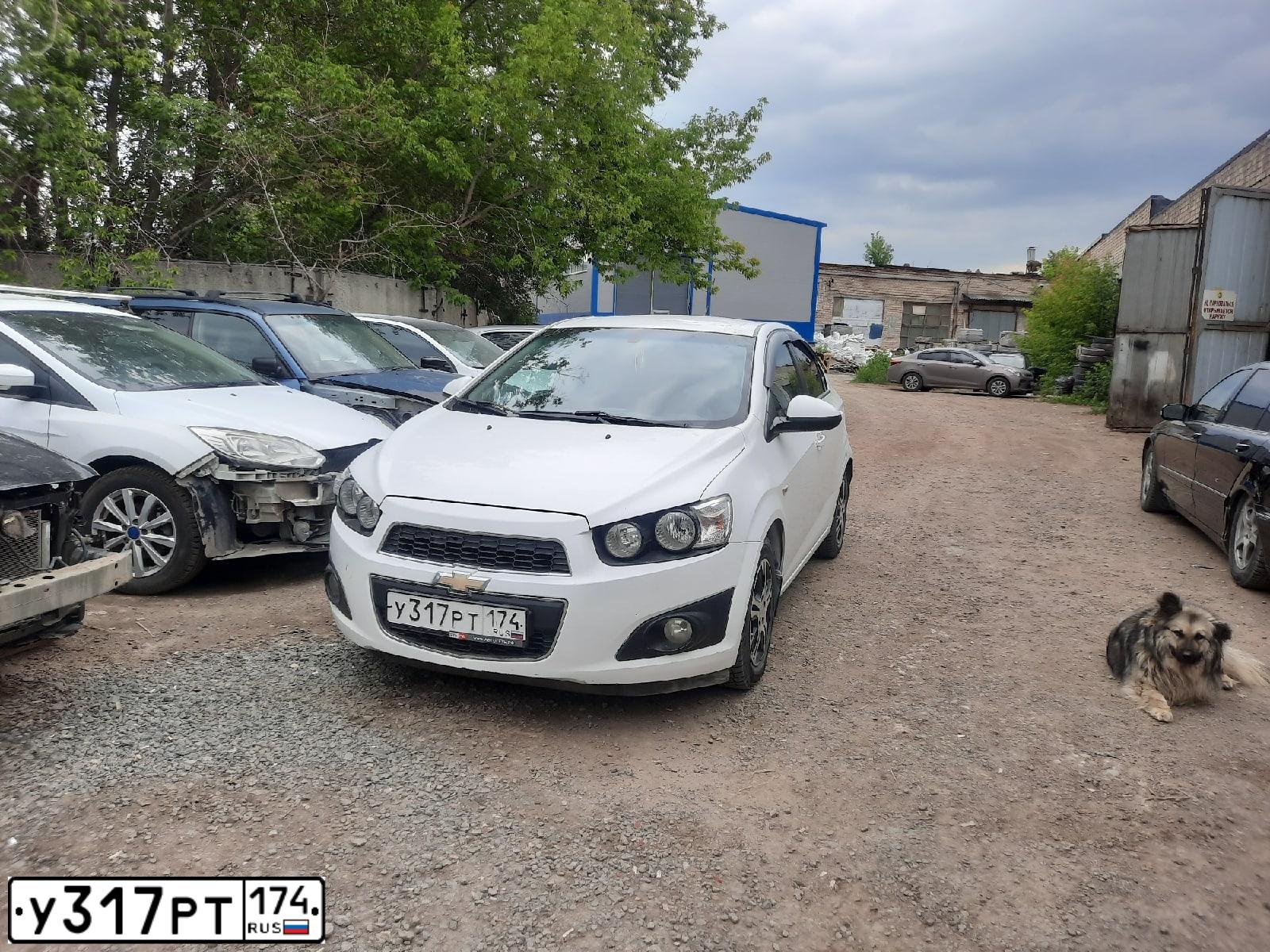 Фото автомобиля CHEVROLET AVEO, 2012 — госномер У317РТ174
