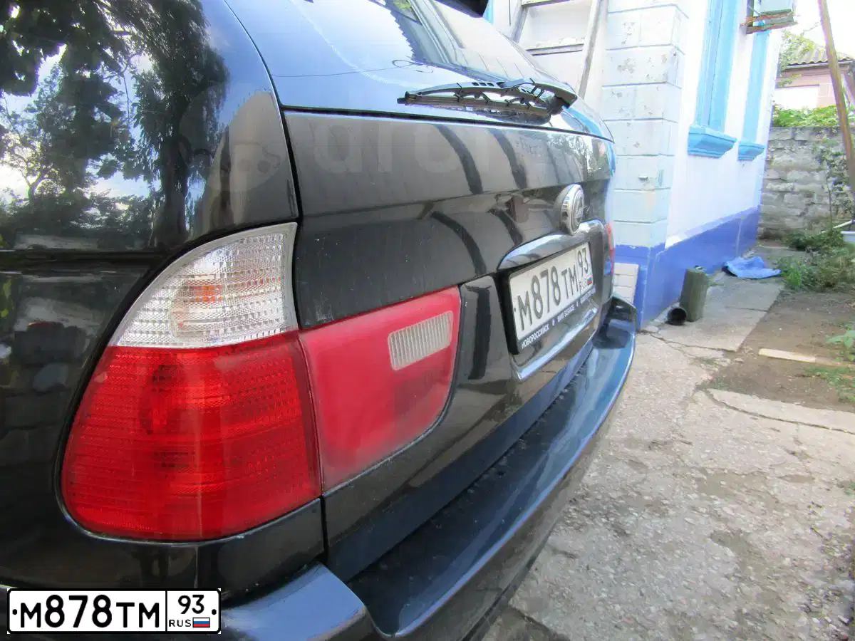 Фото автомобиля BMW X5, 2001 — госномер М878ТМ93. Цвет: ЧЕРНЫЙ