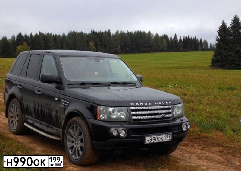 Фото автомобиля LANDROVER RANGE ROVER SPORT, 2008 — госномер М259НС67. Цвет: ТЕМНО-КОРИЧНЕВЫЙ