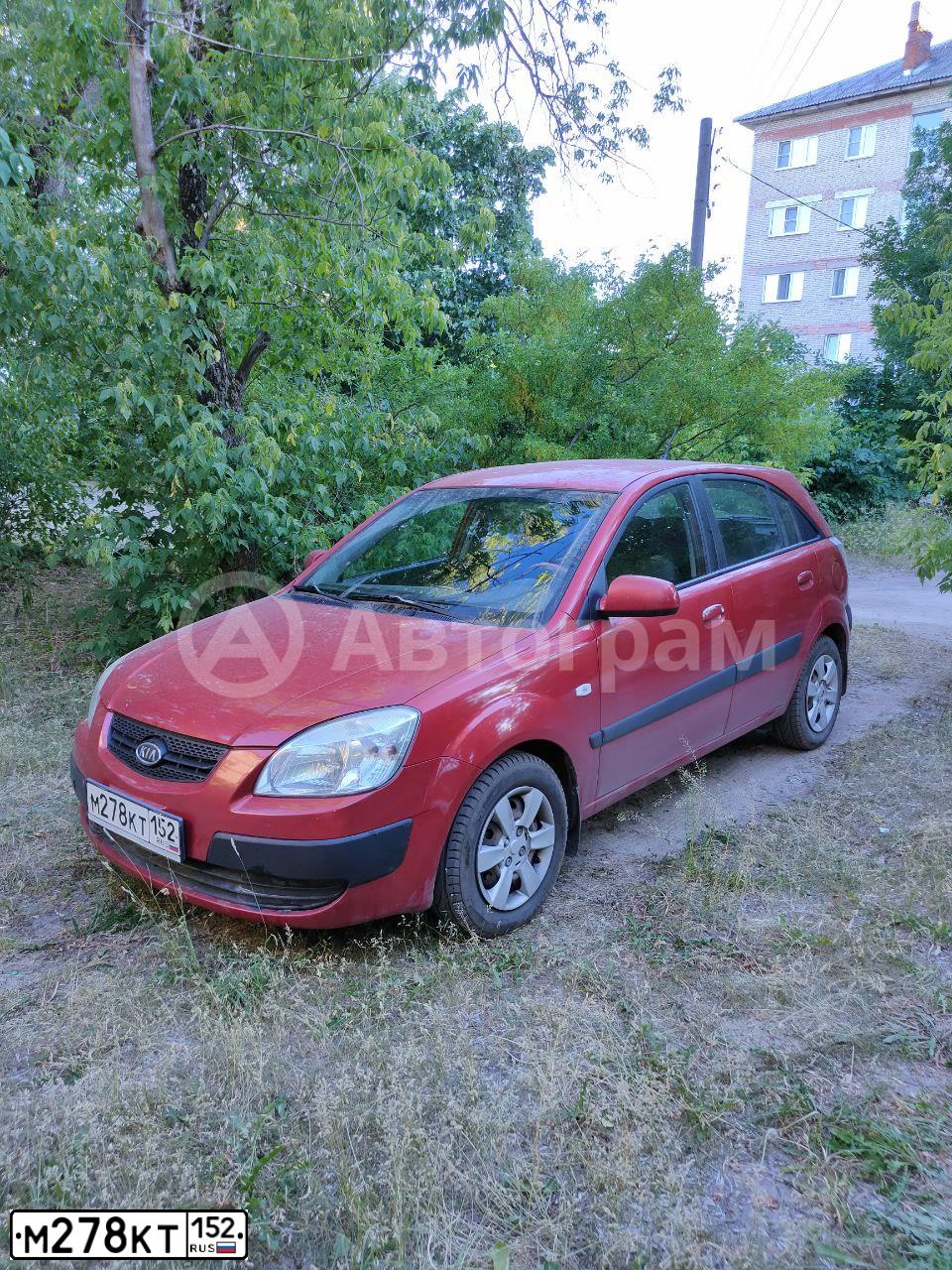 Фото автомобиля KIA RIO, 2006 — госномер А874РН252