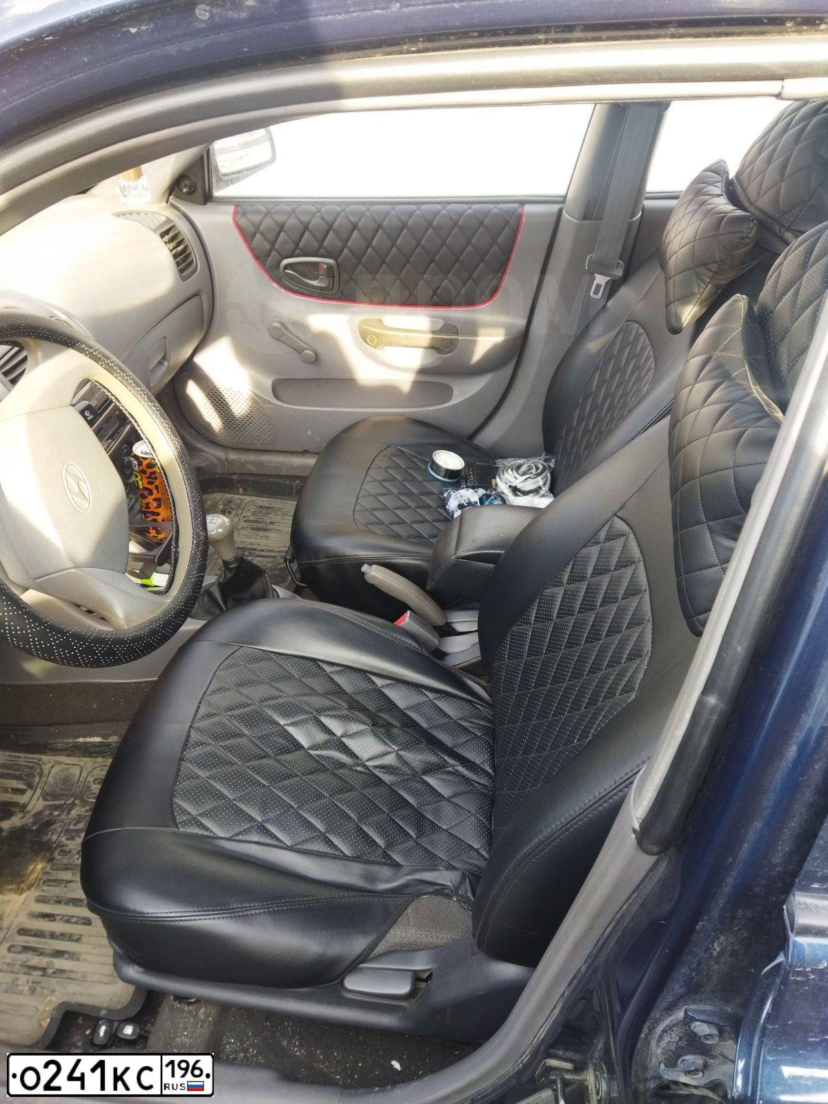 Фото автомобиля TAGAZ ACCENT, 2007 — госномер О241КС196. Цвет: синий
