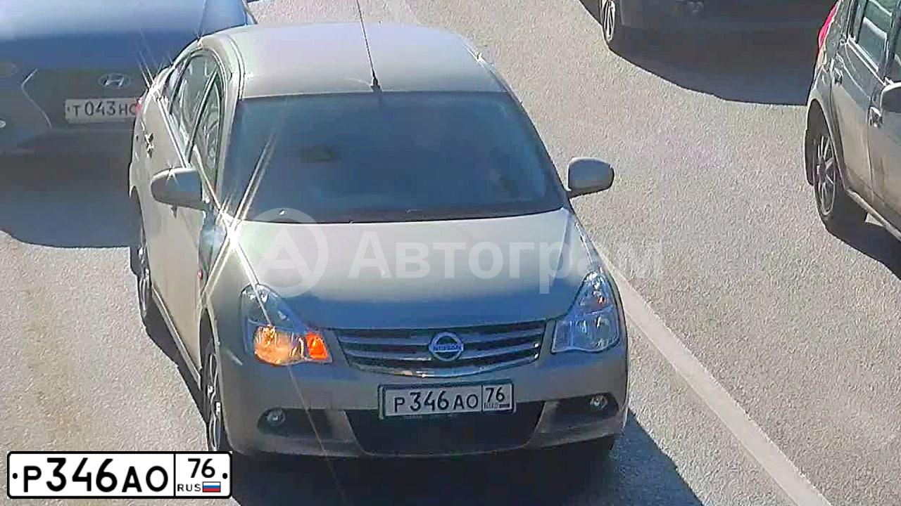 Фото автомобиля NISSAN ALMERA /AVTOVAZ/, 2014 — госномер Р346АО76. Цвет: СЕРО-БЕЖЕВЫЙ