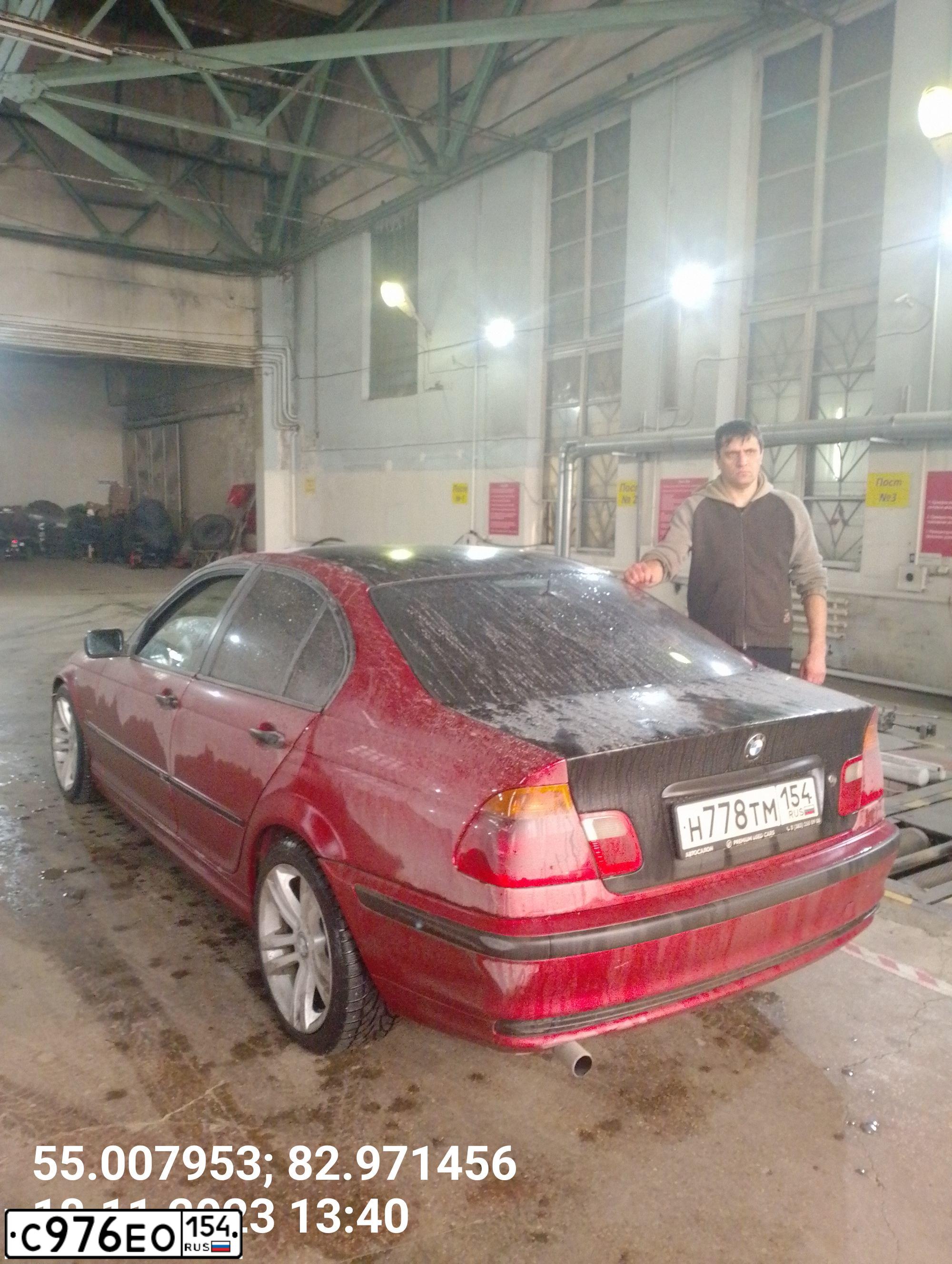 Фото автомобиля BMW SERIE 3, 2000 — госномер Р130СМ154. Цвет: ЧЕРНЫЙ