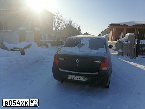 Фото автомобиля RENAULT LOGAN, 2006 — госномер А150ВО774. Цвет: ТЕМНО-СЕРЫЙ