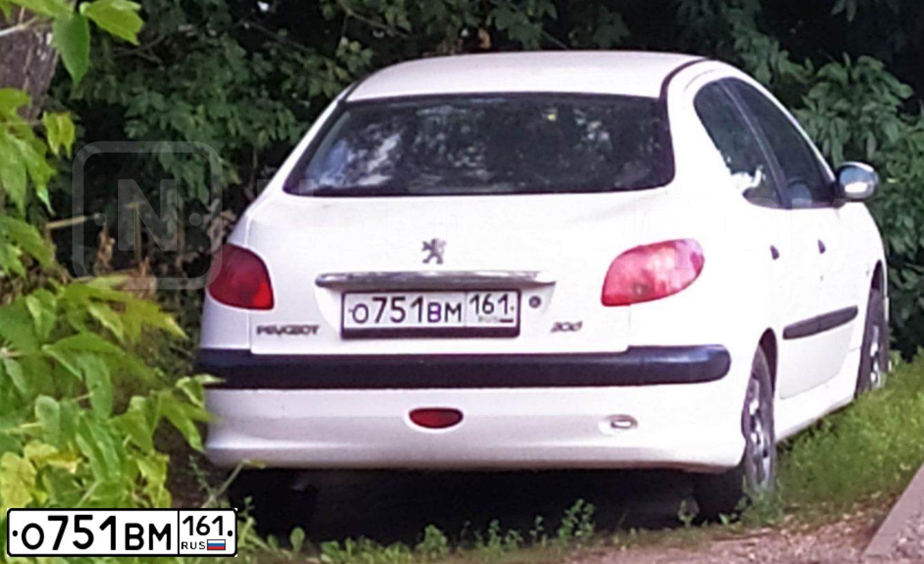 Фото автомобиля PEUGEOT 206, 2007 — госномер У200ТР797