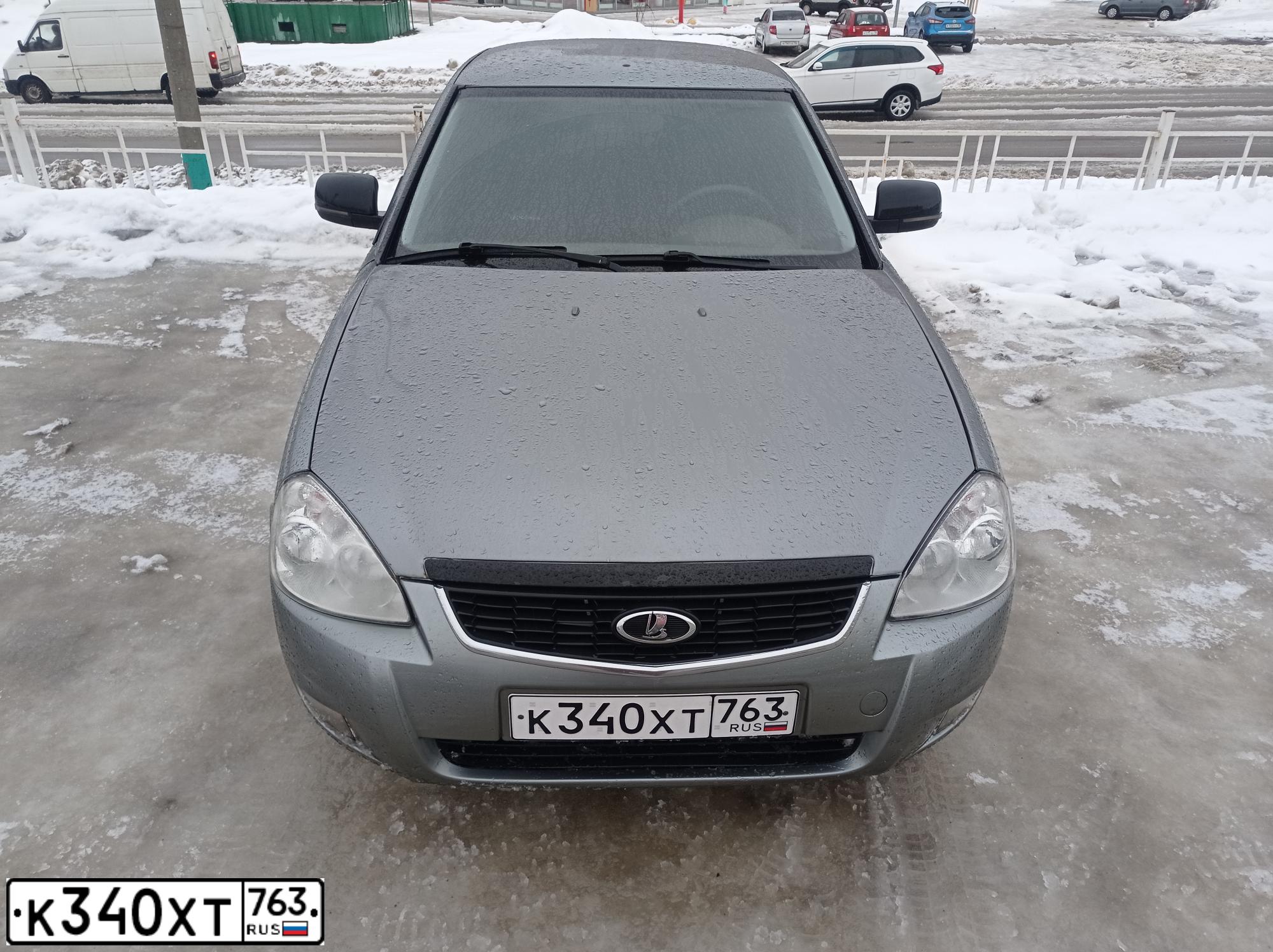 Фото автомобиля LADA PRIORA, 2011 — госномер Р529ТН126. Цвет: СРЕДНИЙ СЕРО-ЗЕЛЕН МЕТ.