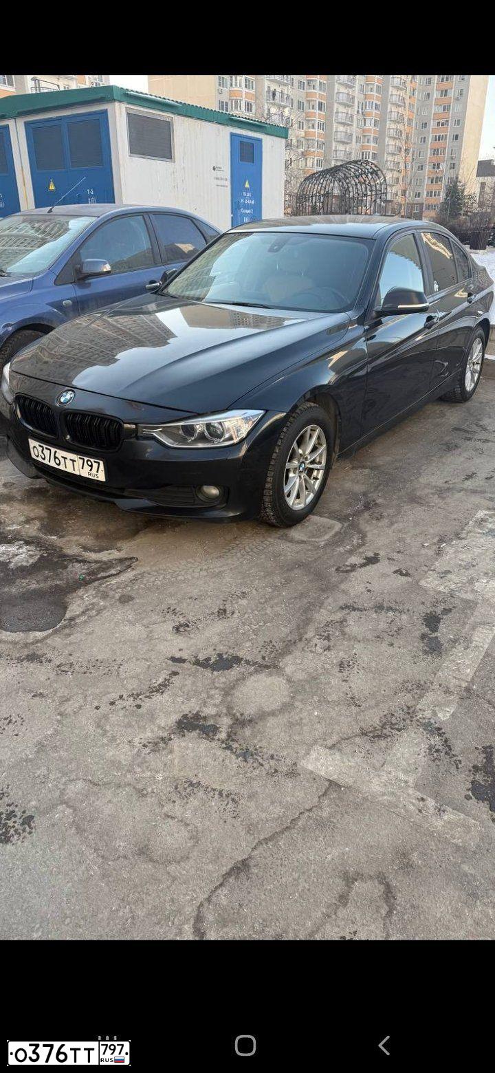 Фото автомобиля BMW SERIE 3, 2014 — госномер О376ТТ797. Цвет: ЧЕРНЫЙ