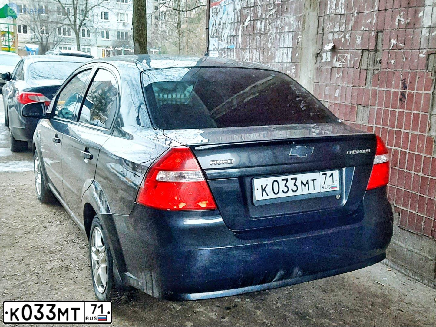 Фото автомобиля CHEVROLET AVEO, 2007 — госномер М129КХ82. Цвет: ЧЕРНЫЙ