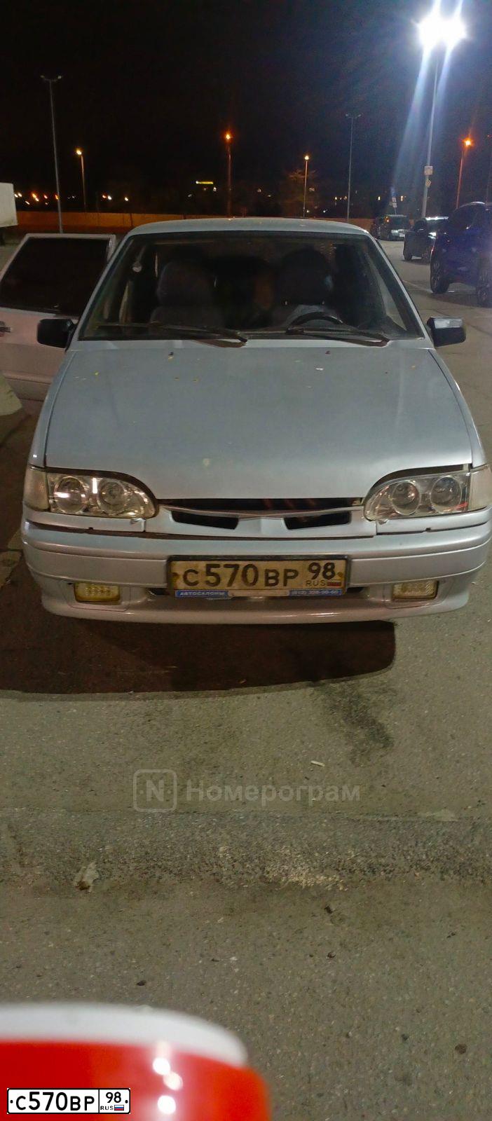 Фото автомобиля LADA 2115 SAMARA, 2007 — госномер С570ВР98. Цвет: СВЕТЛО-СЕРЕБРИСТЫЙ МЕТАЛЛ