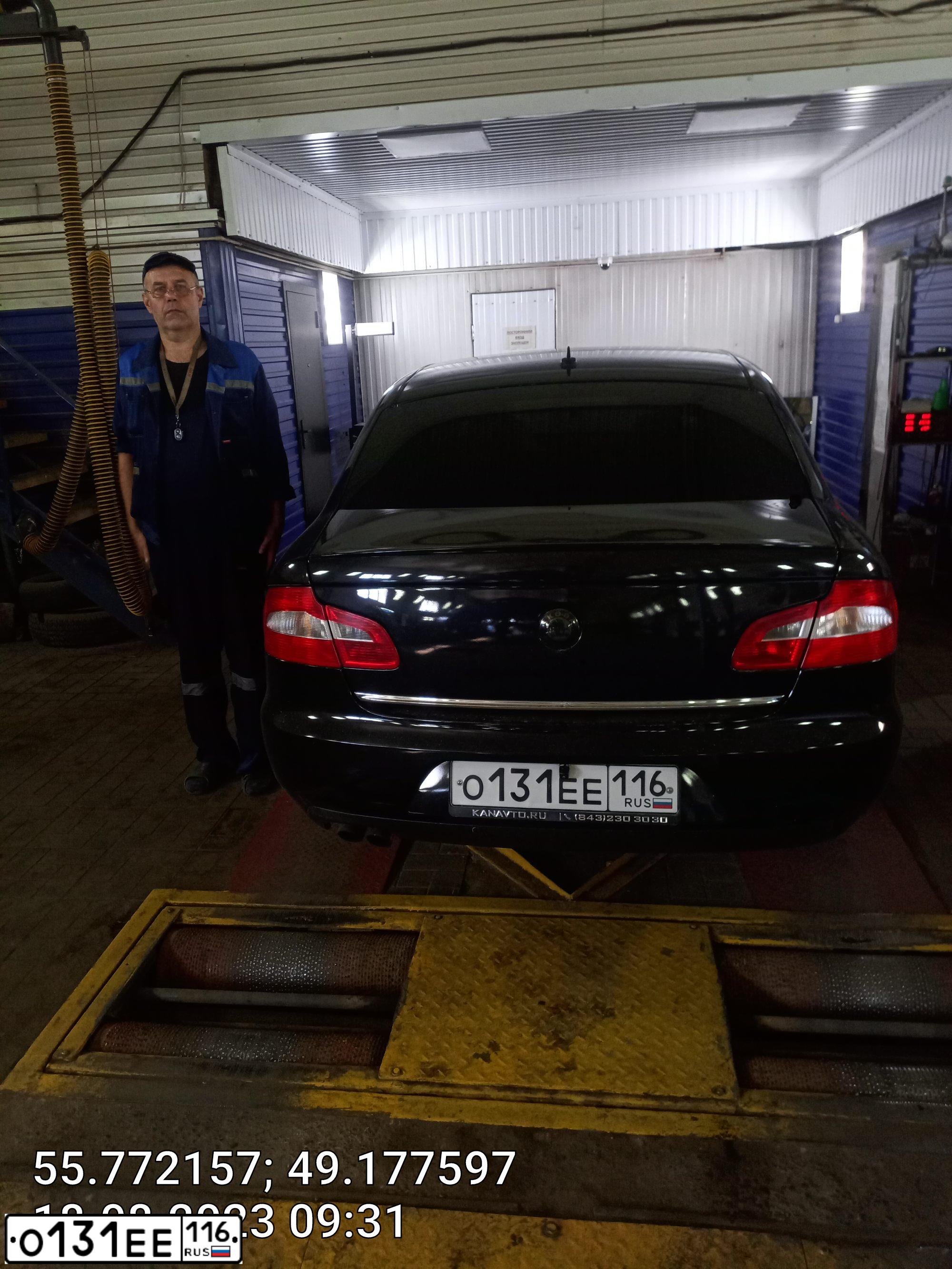 Фото автомобиля SKODA SUPERB, 2010 — госномер В080РТ116