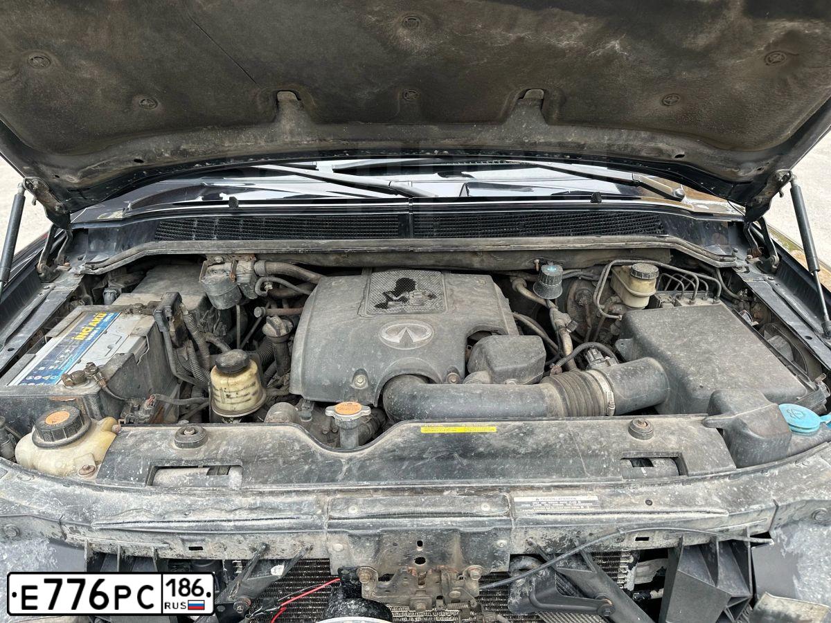 Фото автомобиля INFINITI QX80 /QX56/, 2008 — госномер Н020ЕМ702. Цвет: ЧЕРНЫЙ