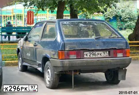 Фото автомобиля ВАЗ 21083, 1997 — госномер К296РК97. Цвет: ТЕМНО-СИНИЙ