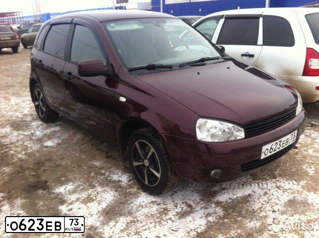 Фото автомобиля LADA 1119 KALINA, 2011 — госномер О623ЕВ73. Цвет: ВИШНЕВЫЙ ТЕМНЫЙ