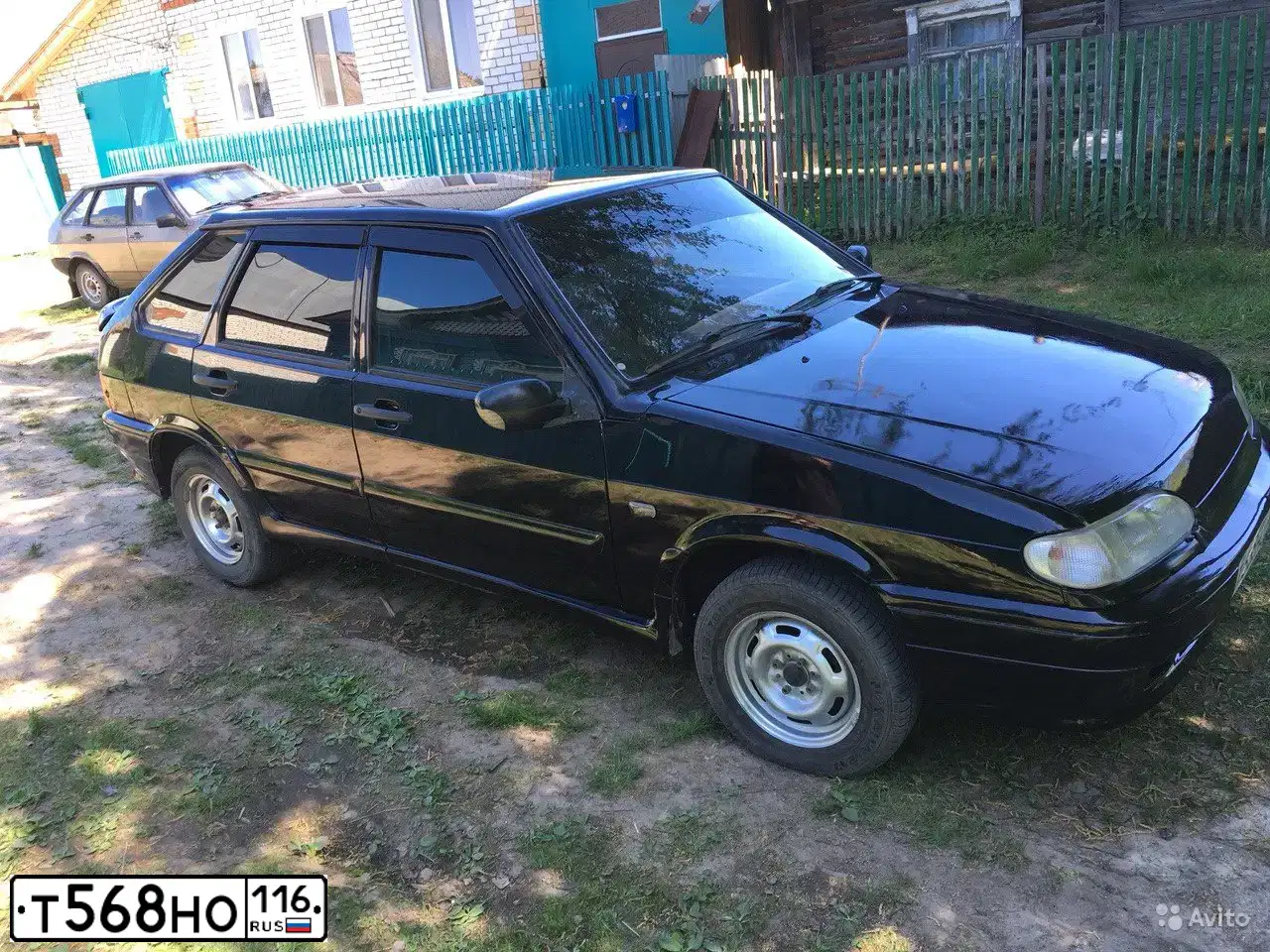 Фото автомобиля LADA 2114 SAMARA, 2011 — госномер Т568НО116. Цвет: Сине-Черный