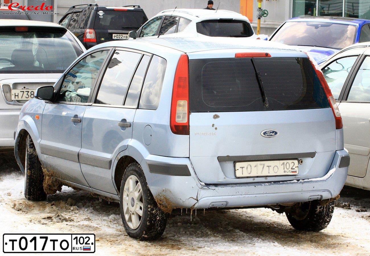 Фото автомобиля FORD FUSION, 2007 — госномер Т017ТО102. Цвет: СЕРО-ГОЛУБОЙ