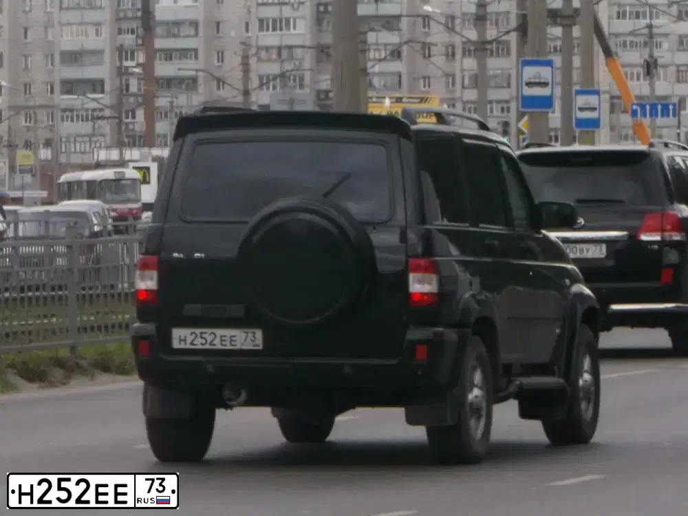 Фото автомобиля UAZ PATRIOT, 2008 — госномер К919СС73. Цвет: АВАНТЮРИН-МЕТАЛЛИК