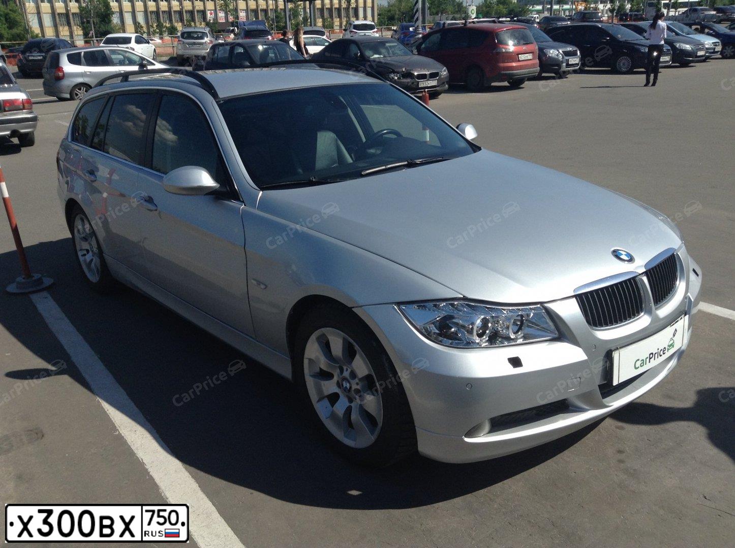 Фото автомобиля BMW SERIE 3, 2006 — госномер М477АН53. Цвет: СЕРЫЙ