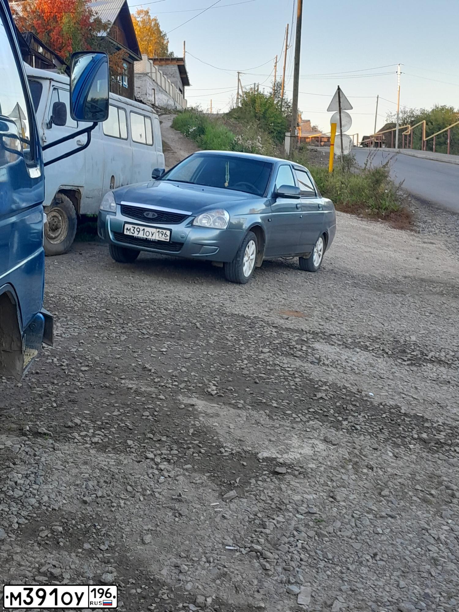 Фото автомобиля LADA 2170 PRIORA, 2008 — госномер М391ОУ196. Цвет: СРЕДНИЙ СЕРО-ЗЕЛЕНЫЙ
