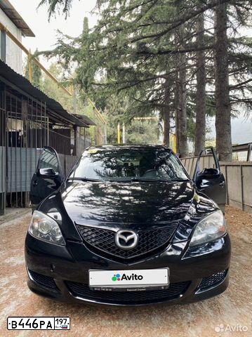 Фото автомобиля MAZDA 3, 2006 — госномер Р037АТ82. Цвет: ЧЕРНЫЙ