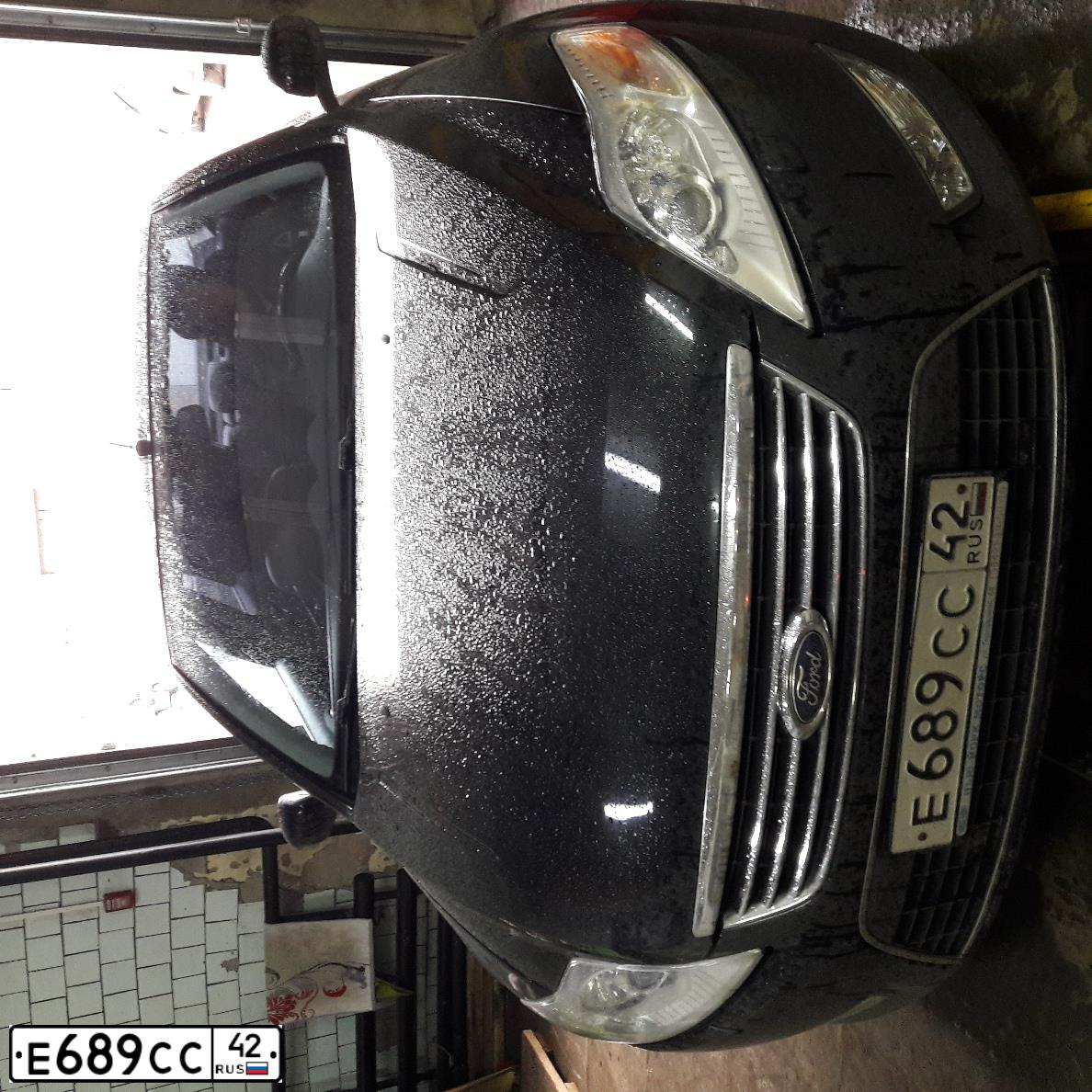 Фото автомобиля FORD MONDEO, 2007 — госномер Е689СС42. Цвет: ЧЕРНЫЙ