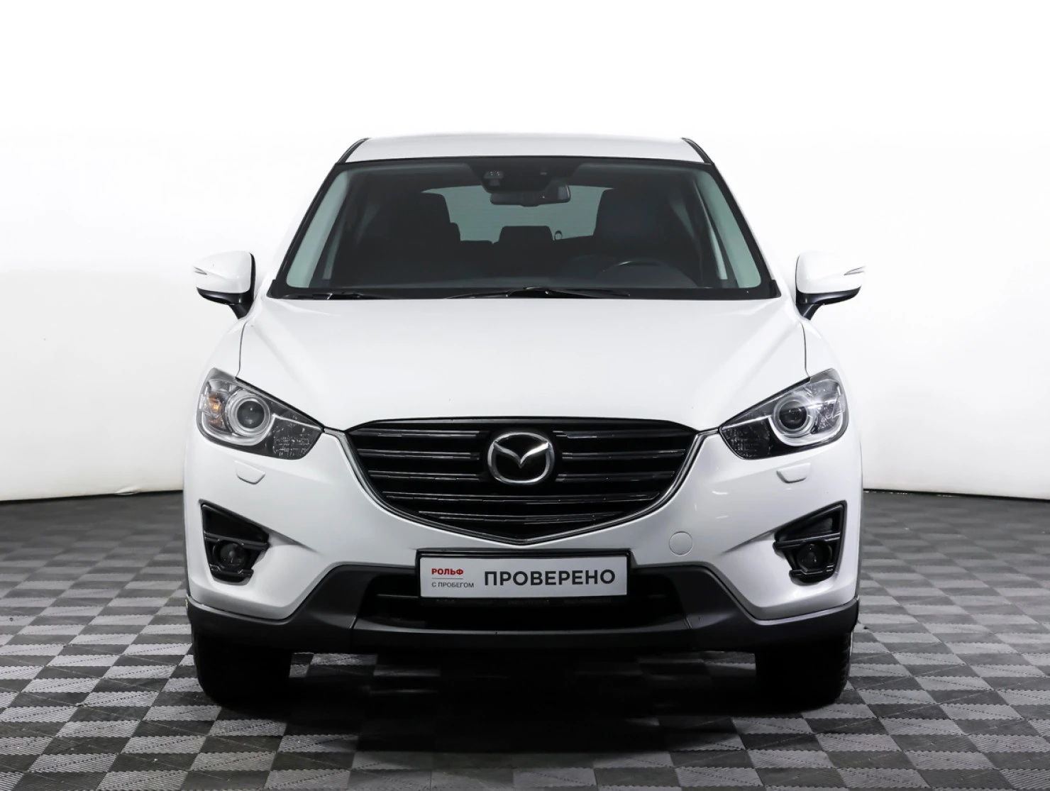 Фото автомобиля MAZDA CX-5, 2015 — госномер К378ВМ550. Цвет: БЕЛЫЙ