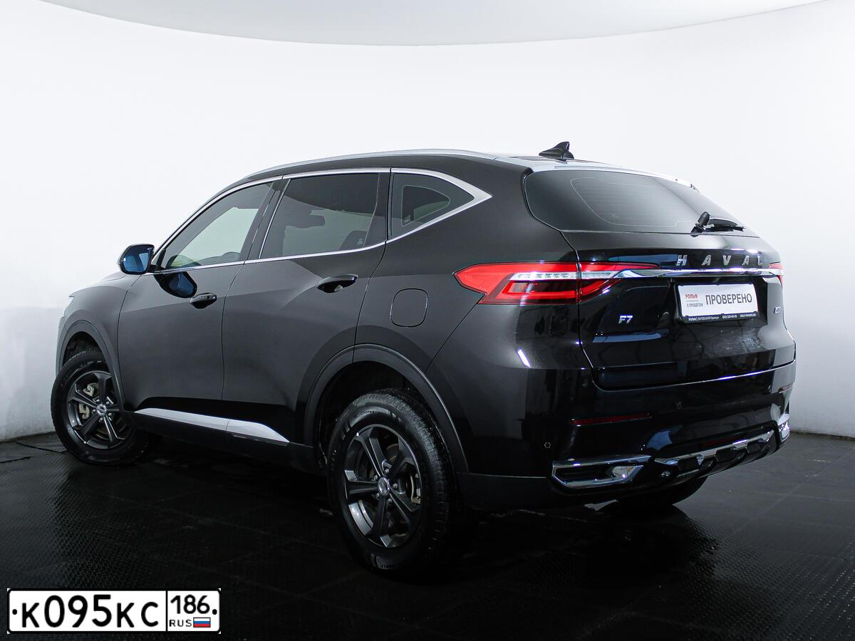 Фото автомобиля HAVAL F7, 2019 — госномер Н721МС198. Цвет: ЧЕРНЫЙ