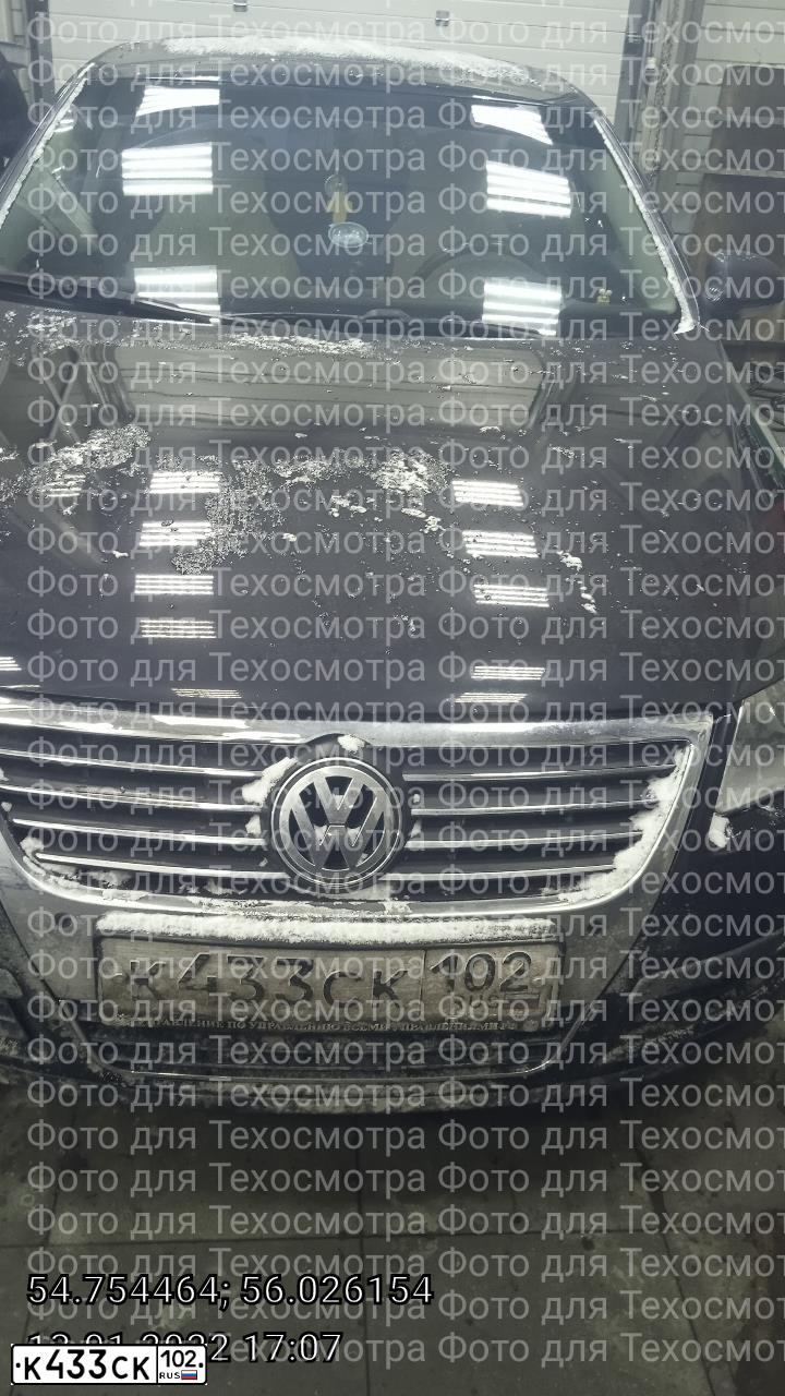 Фото автомобиля VOLKSWAGEN PASSAT, 2008 — госномер К433СК102. Цвет: ЧЕРНЫЙ