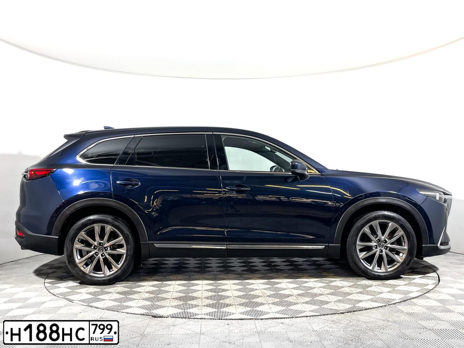 Фото автомобиля MAZDA CX-9, 2017 — госномер Н188НС799. Цвет: СИНИЙ