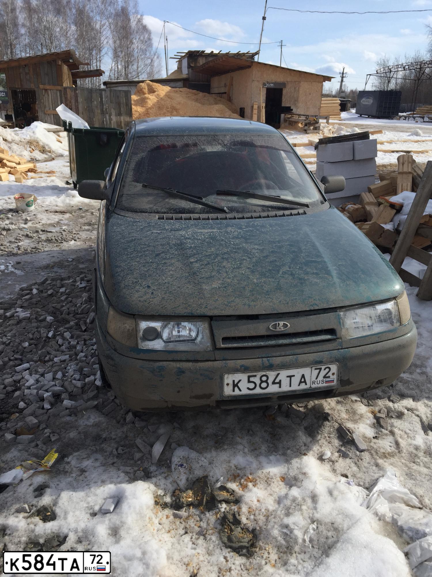 Фото автомобиля LADA 2110 LADA, 2001 — госномер К584ТА72. Цвет: СЕРЕБРИСТО ЗЕЛЕНЫЙ
