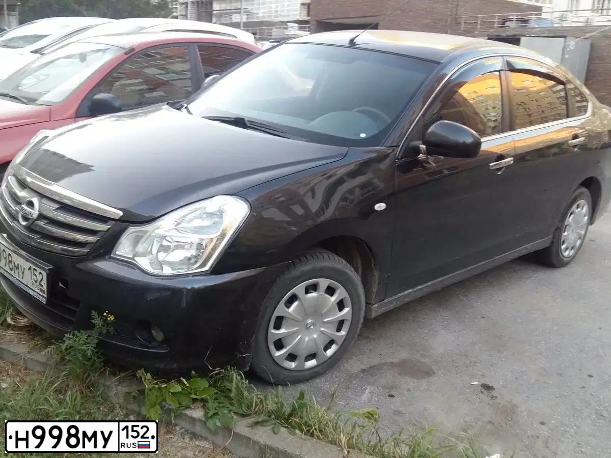 Фото автомобиля NISSAN ALMERA /AVTOVAZ/, 2014 — госномер Х541КС152. Цвет: ЧЕРНЫЙ