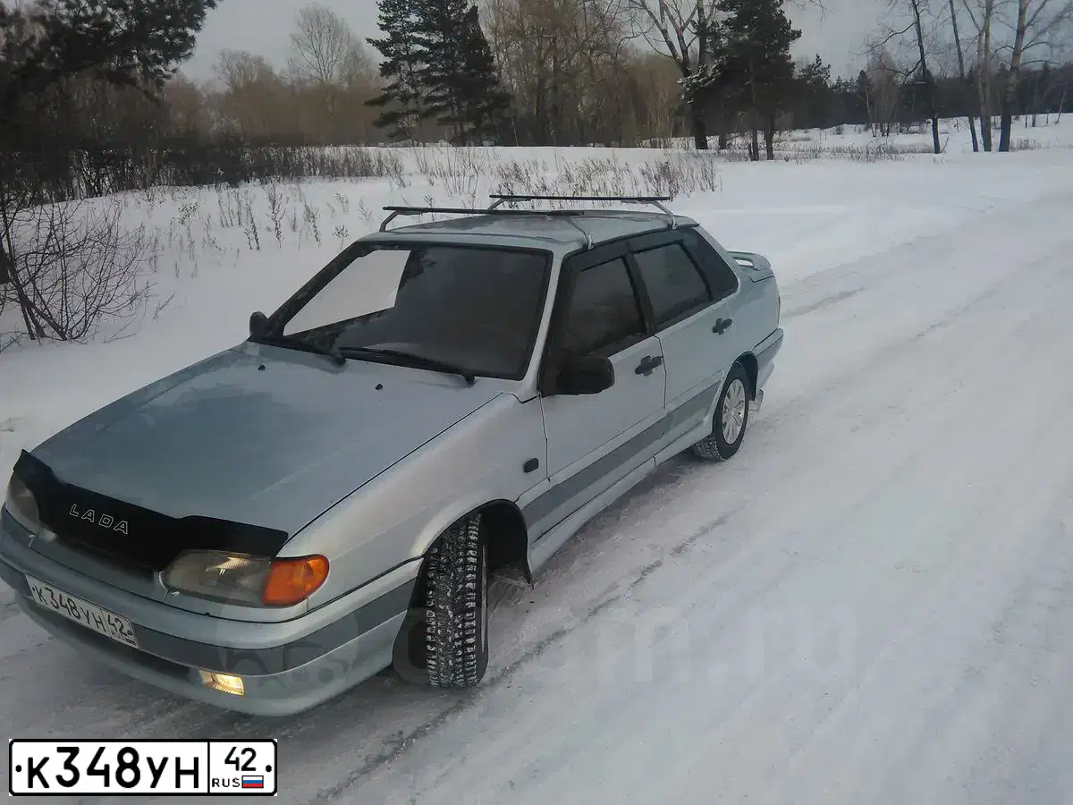 Фото автомобиля LADA 2115 SAMARA, 2002 — госномер К348УН42. Цвет: СЕРЕБРИСТО-ГОЛУБОЙ