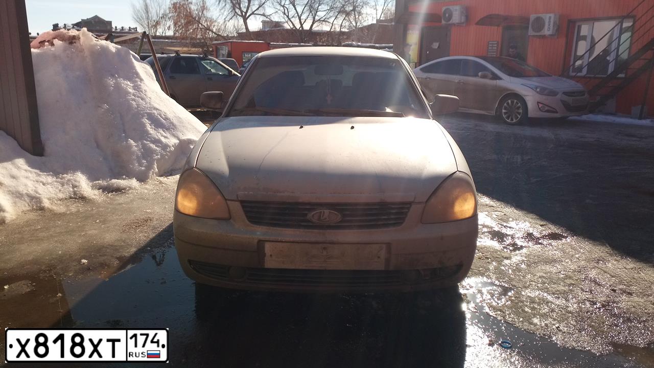 Фото автомобиля LADA 2170 PRIORA, 2008 — госномер У699ЕМ774. Цвет: СВЕТЛО-СЕРЫЙ