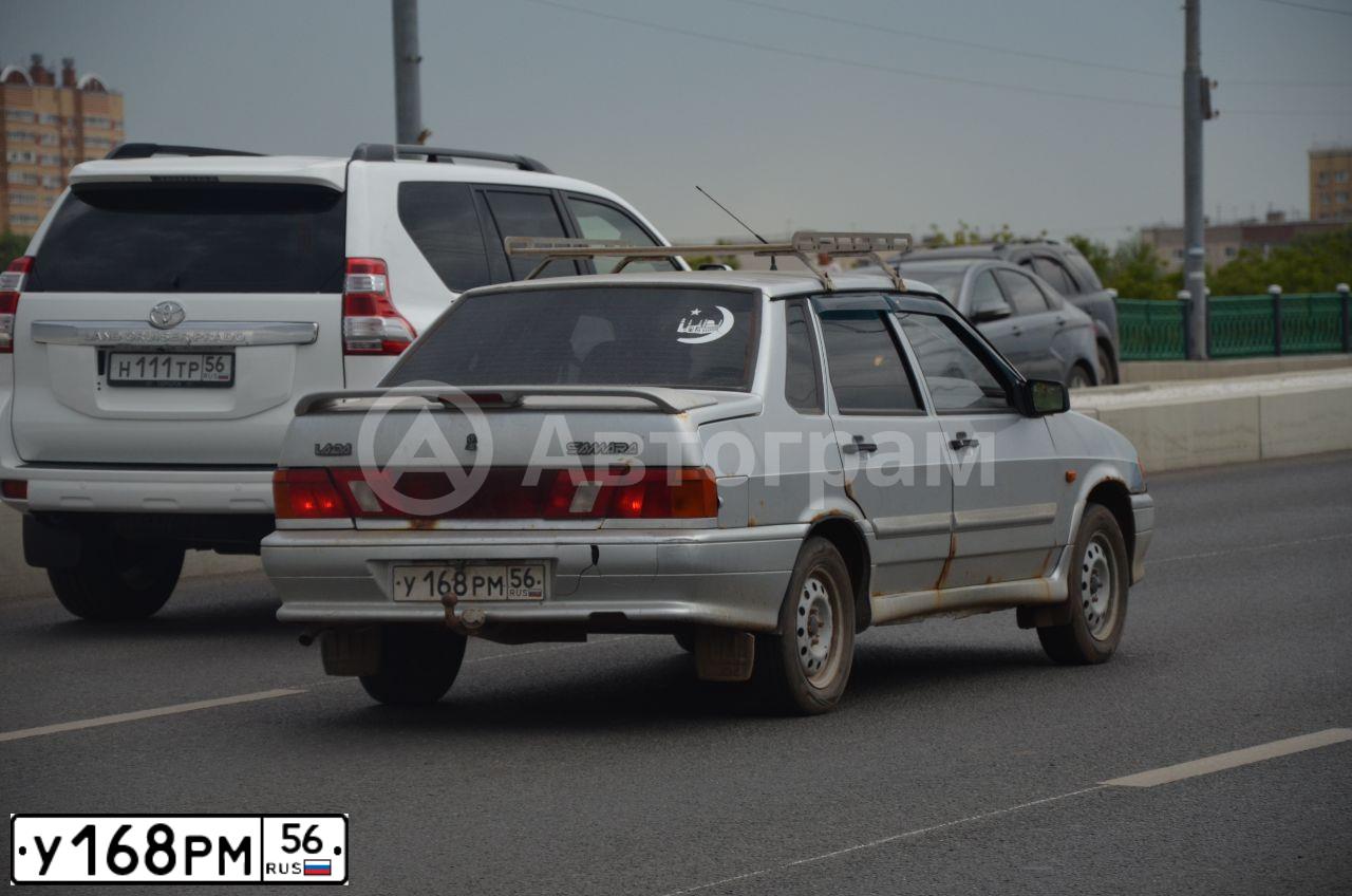 Фото автомобиля LADA 2115 SAMARA, 2008 — госномер У168РМ56. Цвет: СВЕТЛО-СЕРЕБРИСТЫЙ МЕТАЛИК