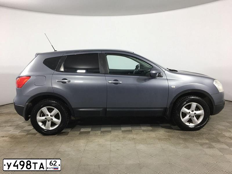Фото автомобиля NISSAN QASHQAI, 2008 — госномер У498ТА62. Цвет: СЕРЫЙ