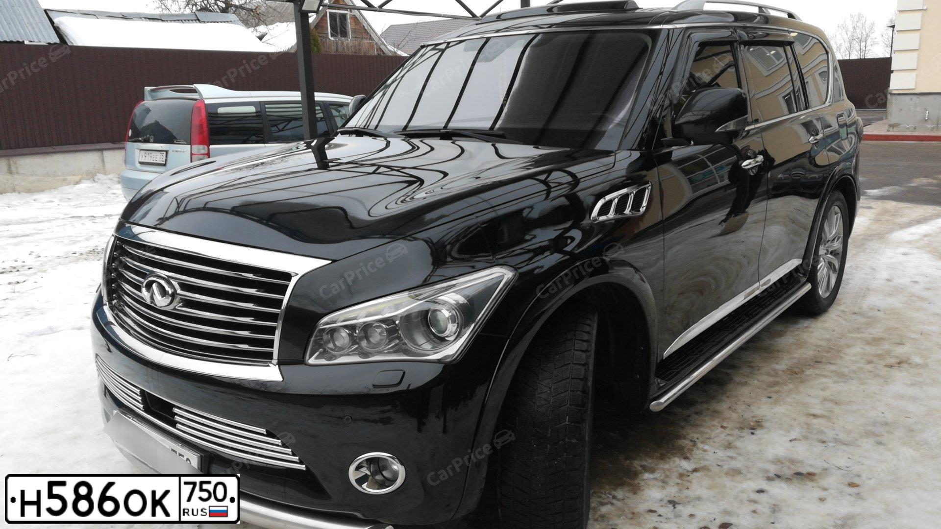 Фото автомобиля INFINITI QX80 /QX56/, 2011 — госномер С301УУ198. Цвет: ЧЕРНЫЙ