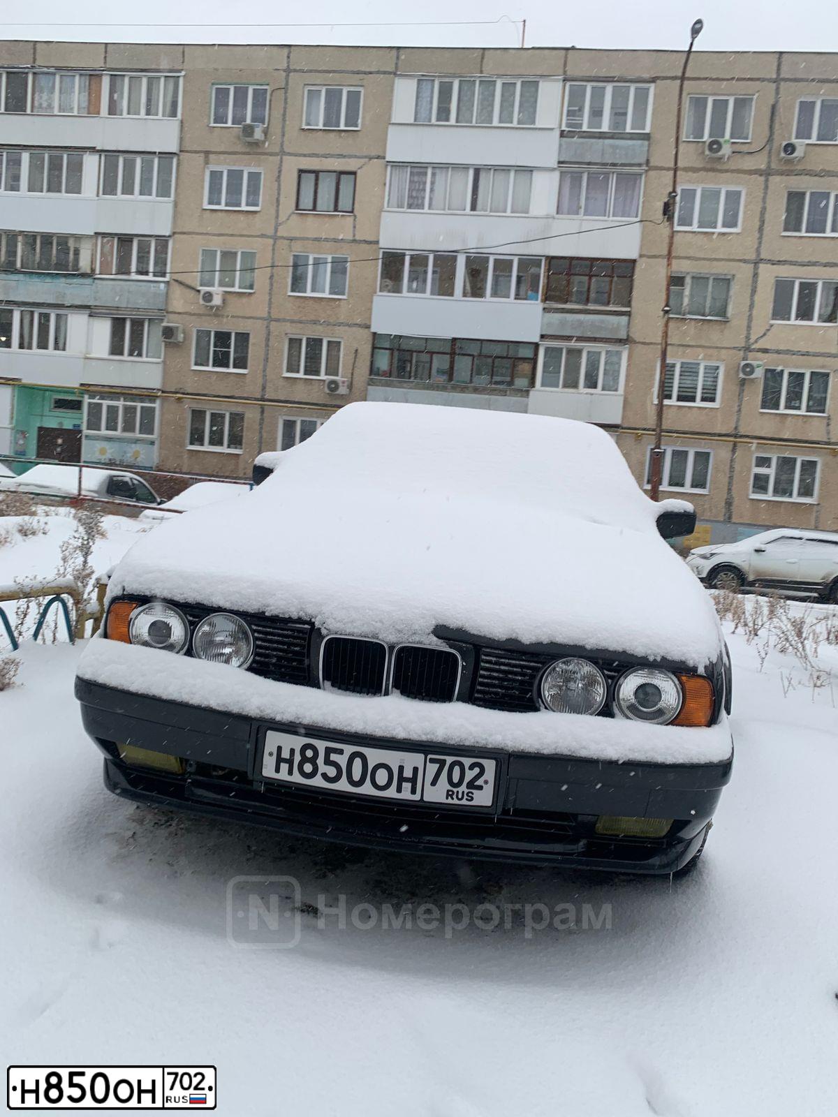 Фото автомобиля BMW SERIE 5, 1991 — госномер Т625НМ102. Цвет: ЧЕРНЫЙ