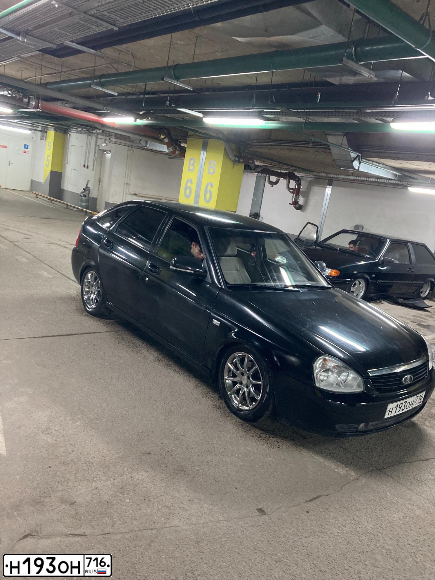 Фото автомобиля LADA 2172 PRIORA, 2008 — госномер С521АС116. Цвет: сине-зеленый