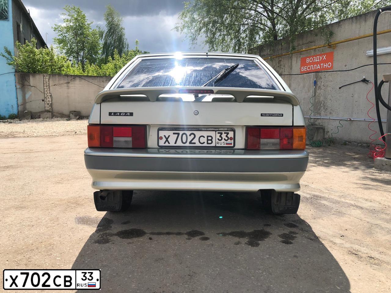 Фото автомобиля LADA 2114 SAMARA, 2006 — госномер О711СМ33. Цвет: БЕЛО-ЗЕЛЕНЫЙ