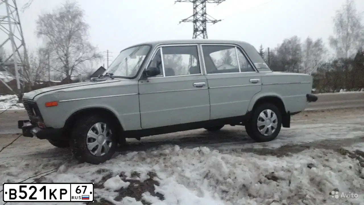 Фото автомобиля LADA 2106, 1992 — госномер В521КР67. Цвет: Серый