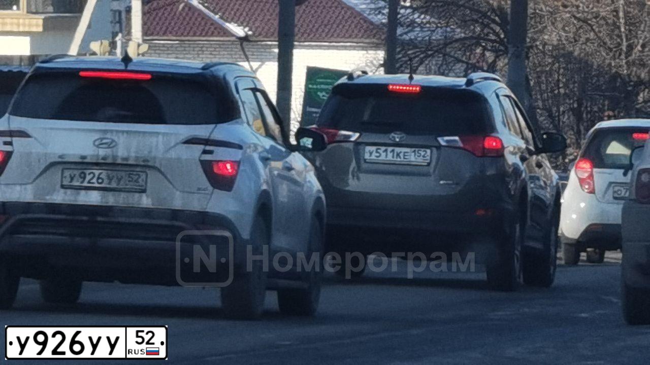 Фото автомобиля LADA 2107, 2008 — госномер У926УУ52. Цвет: Темно-синий